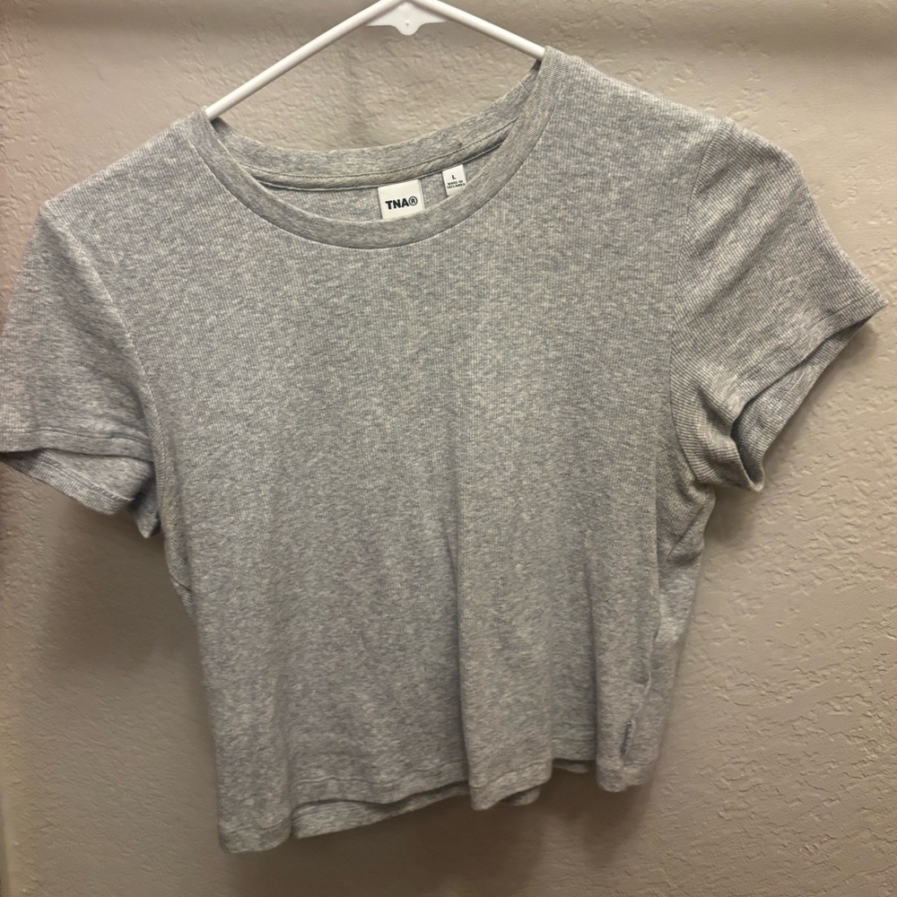 TNA Light Gray Short Sleeve Tee